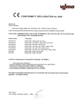 VILMA CE Conformity Declaration so en